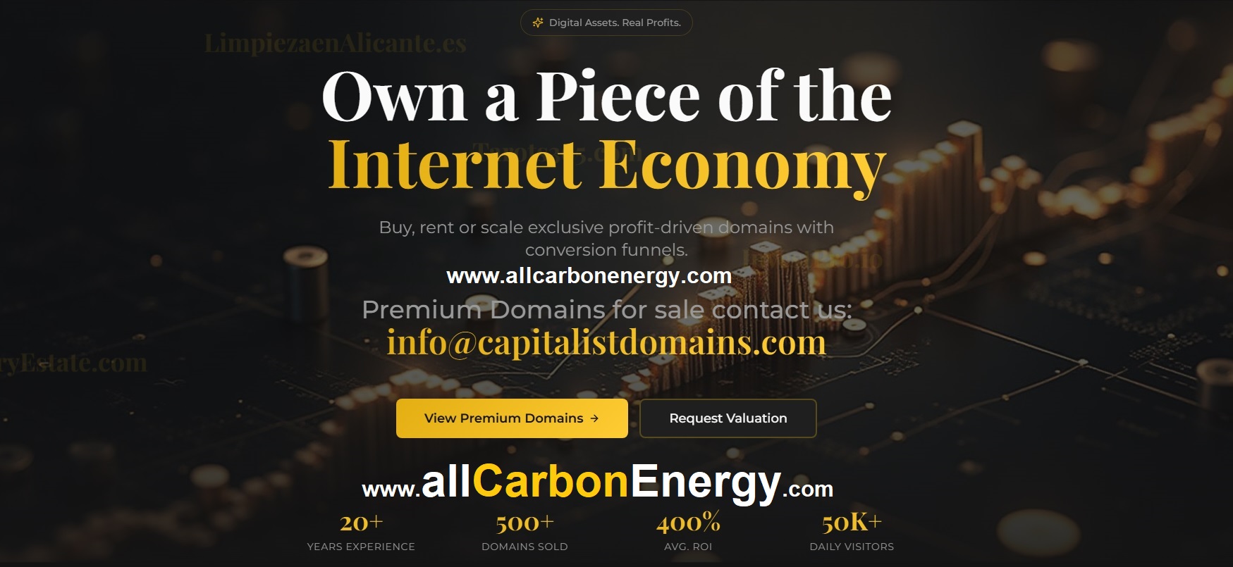AllCarbonEnergy.com - carbon, energy and climate tech brand domain